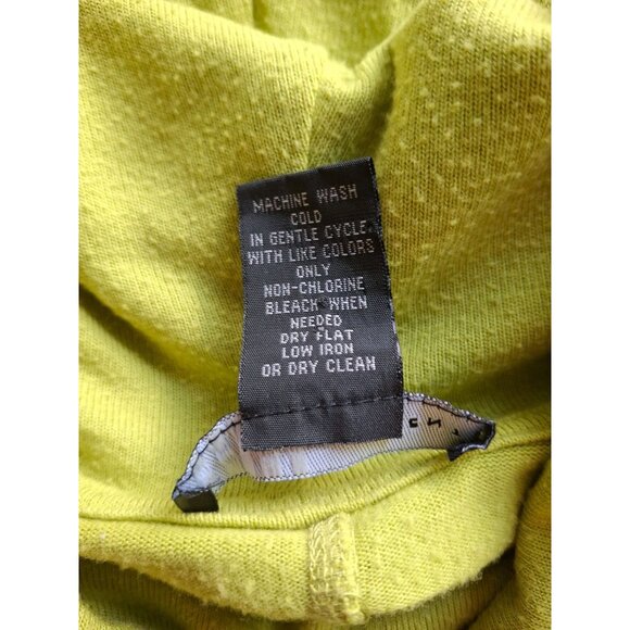 Grace Elements Oversized Cowl Neck Sweater S Green Comphy Chic Boho Lagenlook - Picture 5 of 7